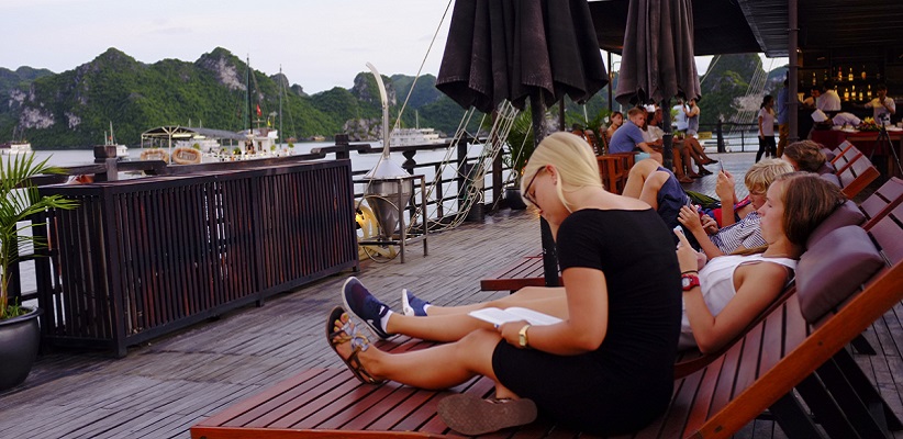 Sundeck Relaxing